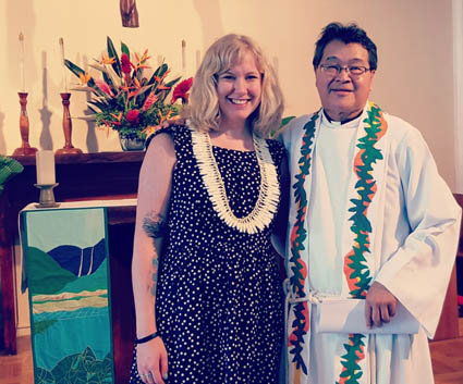 Melanie Melva & Fr Chun