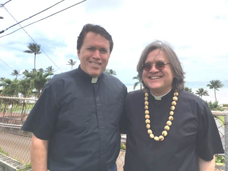 Nahoa with Bishop Curry