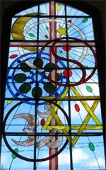 stained glass window